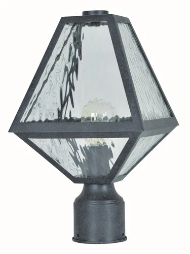Crystorama Lighting - One Light Outdoor Lantern Post - Outdoor Lantern Post - - Picture 1 of 4