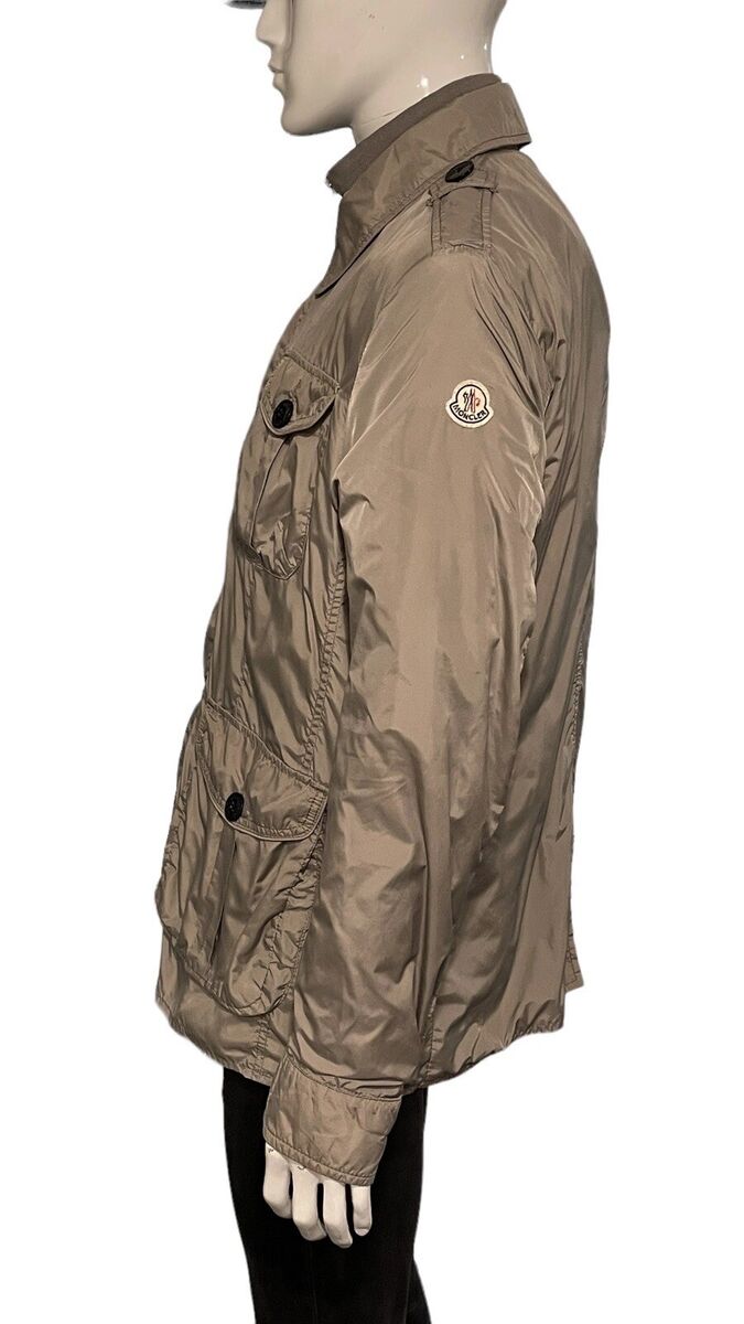 Moncler Men's Grey Kenya Giubbotto Field Jacket Size 5 UK M Moncler Men's Grey Kenya Giubbotto Field Jacket Size 5 UK M