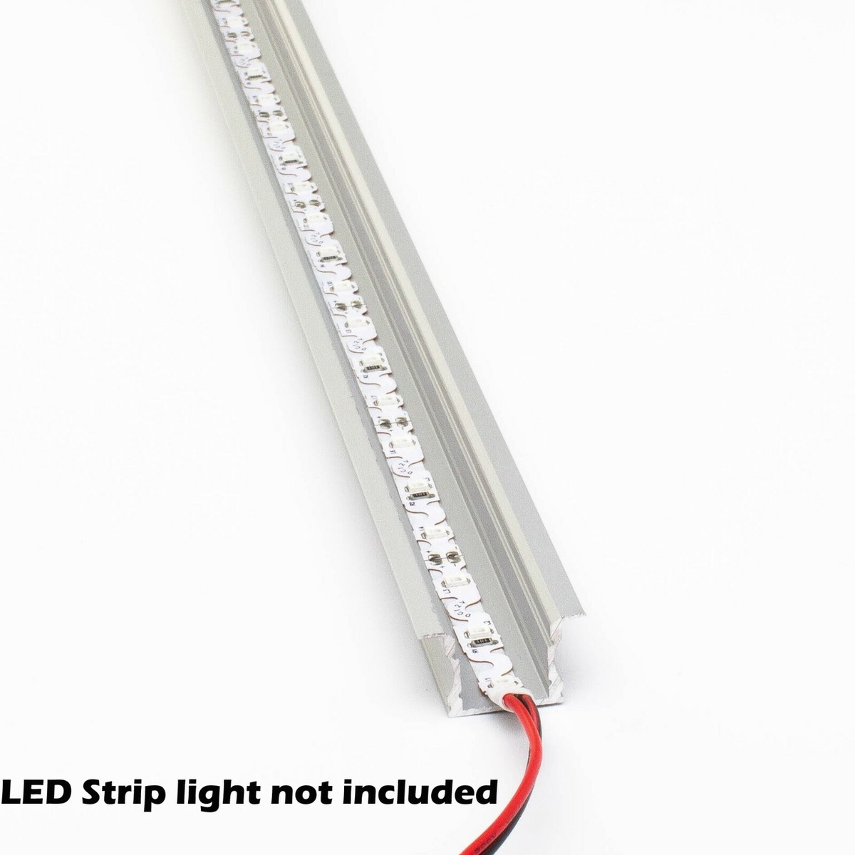VST 6Pack 1 Ft LED Aluminum Channel With Milky White Cover V Shape 16x16mm, Led Strip Light Track With End Caps And Mounting Clips Accessories, Aluminum Profile For Led Strip Lights - View #8