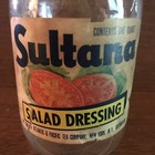 Vintage Glass Jar Sultana Salad Dressing with Label - Quart Size — photo 5