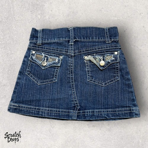 VTG NWT Disney Kids Girls Pick Size 4T Embroidered BAMBI Denim Jean Skirt - Picture 2 of 3