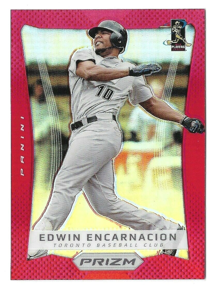 Edwin Encarnacion 2012 Panini Prizm Prizms Red #74 Toronto Blue Jays Parallel SP
