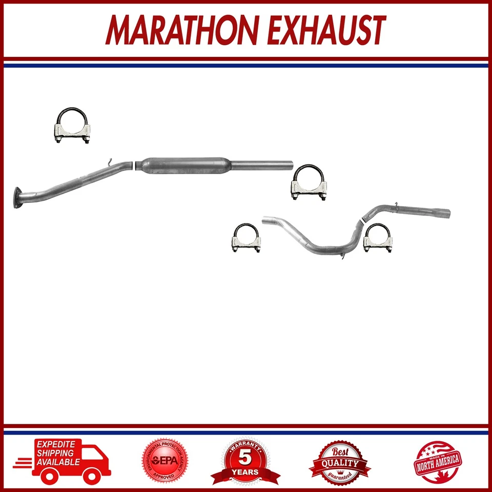 Juego de tubo de escape + tubo trasero para Honda Odyssey 1999-2004 3,5 L V6 envío rápido Foto 4 de 4