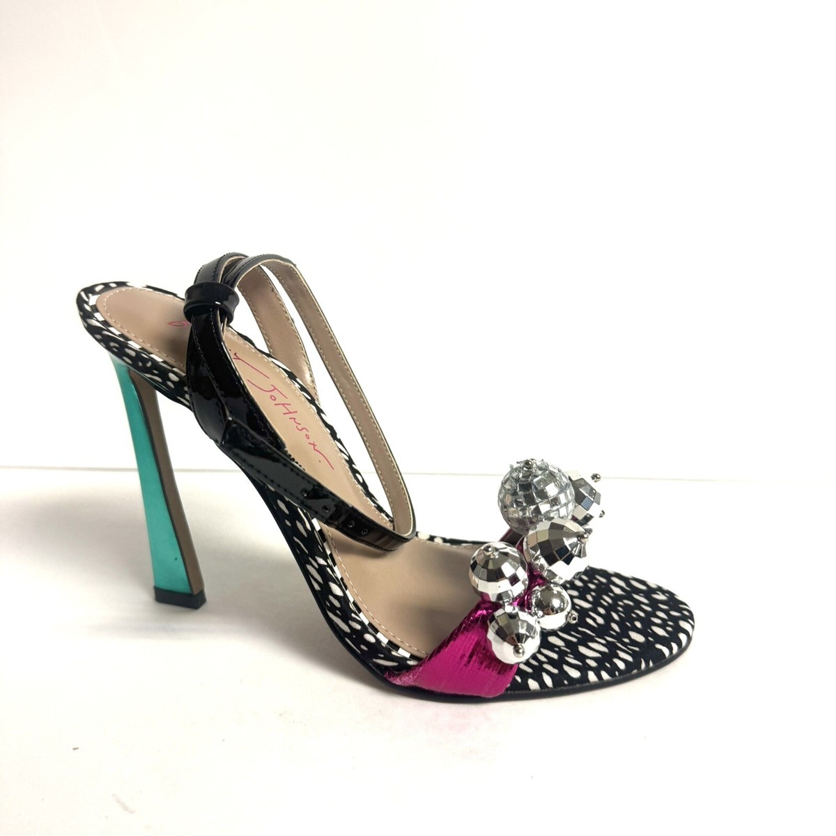 Betsey Johnson Womens Ellyy Sandal Teal Multi Size 7 M | eBay