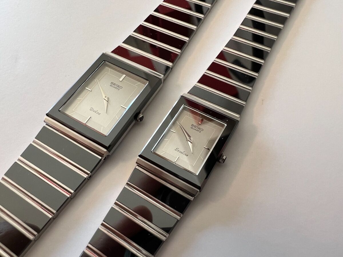 Seiko Dolce 7320-5720 & Exceline 8420-7250 rare couple Seiko Dolce 7320-5720 & Exceline 8420-7250 rare couple