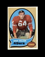 Dave Wilcox Signed Original 1970 Topps San Francisco 49ers Autograph