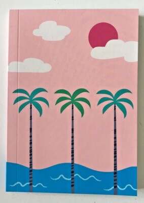 Paperchase A6 Soft Touch Miami Softcover gepunkteter Notizblock Notizbuch Journal