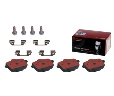 Brembo Rear Ceramic Brake Pad Set with Clips For BMW G30 G32 G12 G01 G02 G07