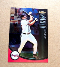 2001 FINEST, BASEBALL, ANDRUW JONES, #2, ATLANTA BRAVES, FREE SHIP