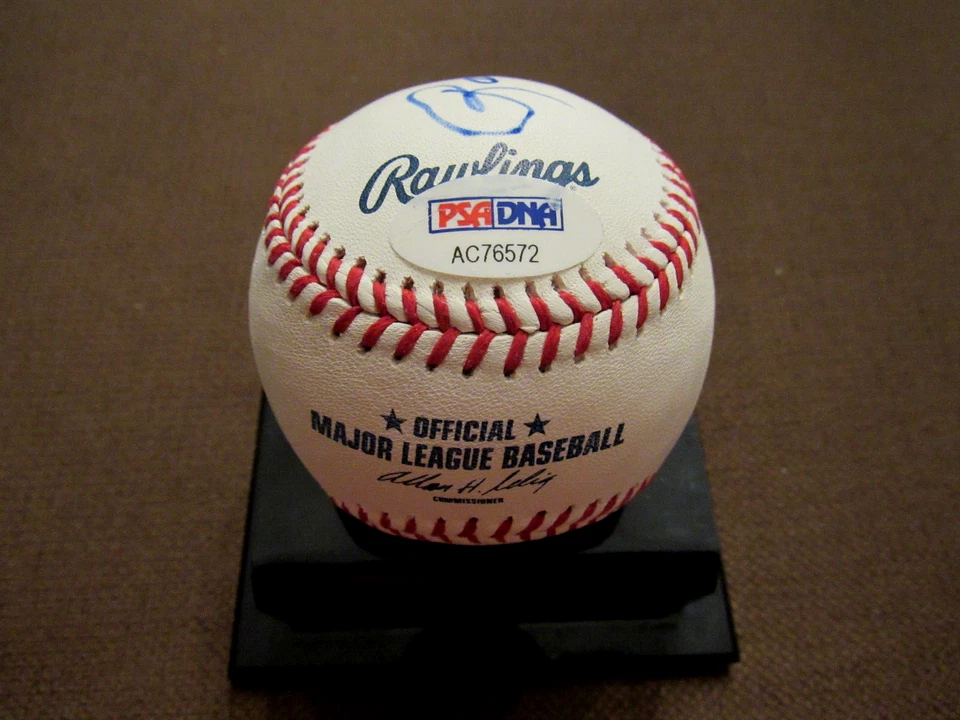 RACHEL ROBINSON JACKIE ROBINSONS WIFE DODGERS HOF SIGNED AUTO OML BASEBALL PSA - Image 4 of 4