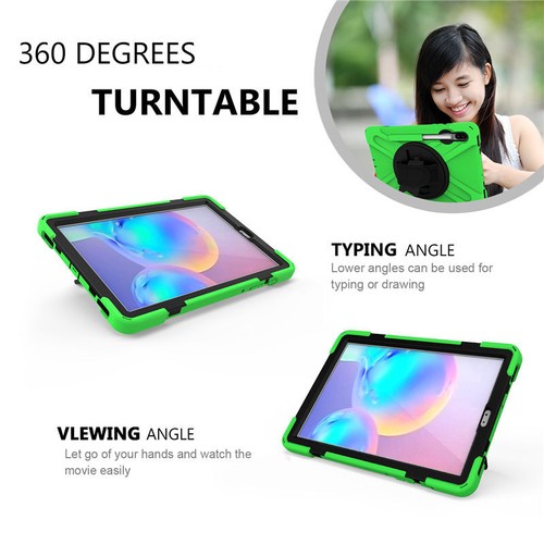 Shockproof Case Rotating Stand Cover For Samsung Galaxy Tab S6 S7 S8 11" 12.4" - Picture 32 of 78