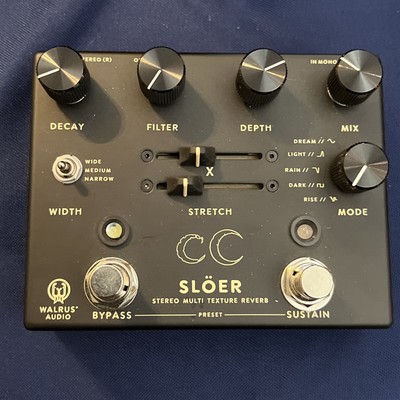Walrus Audio Slöer Stereo Ambient Reverb Pedal - Black