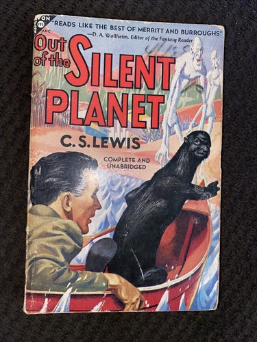 Out of the Silent Planet C.S. Lewis PB Avon (1949) First Edition