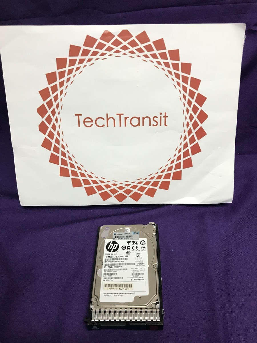 HP EG0300FCVBF 693569-001 300GB 10K 2.5" 6G SC SAS Disco Rigido - Foto 5