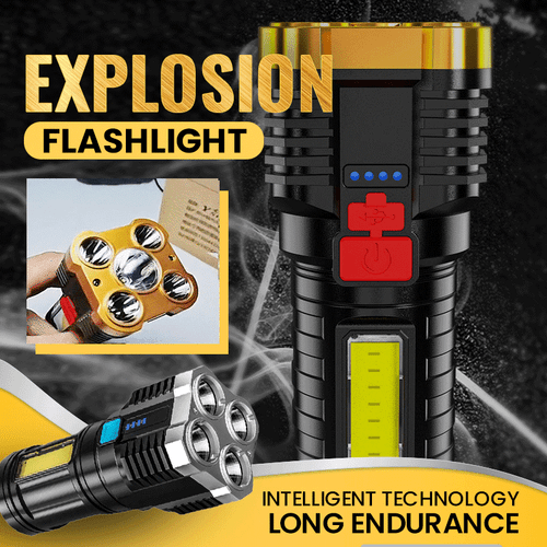 Linterna LED Taclight Super Brillante 10000000LM Antorcha Táctica USB Recargable - Imagen 9 de 29