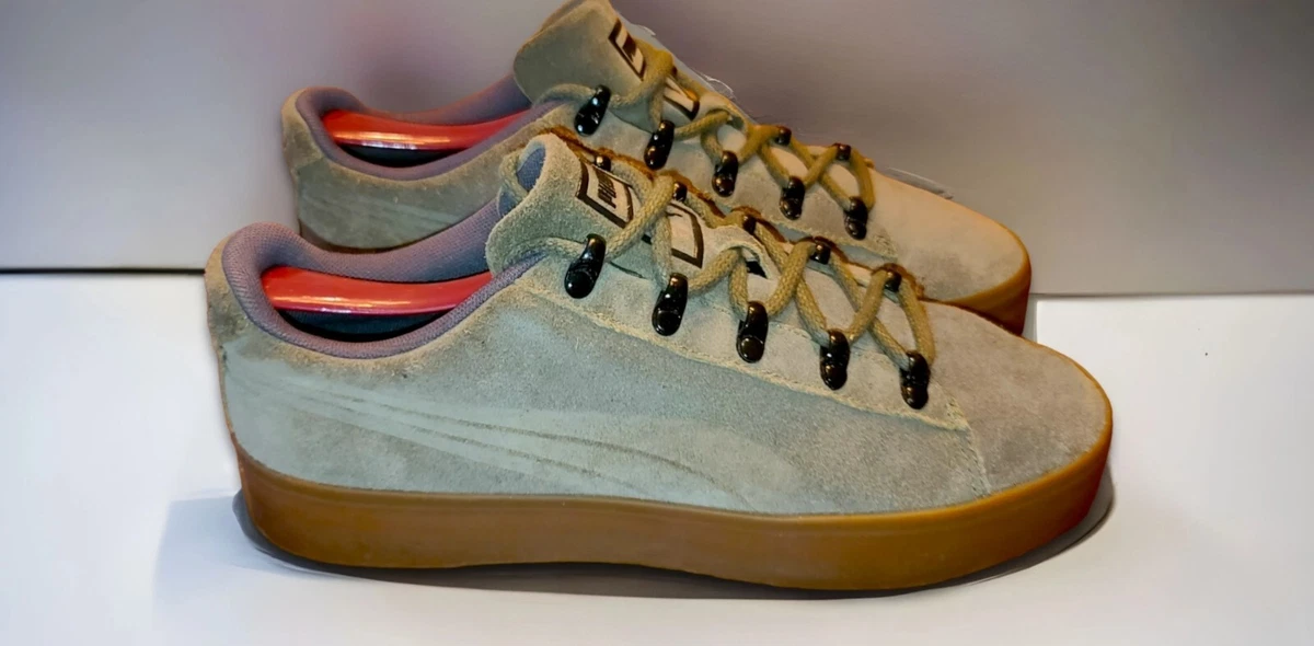 Puma suede green gum sole 2025