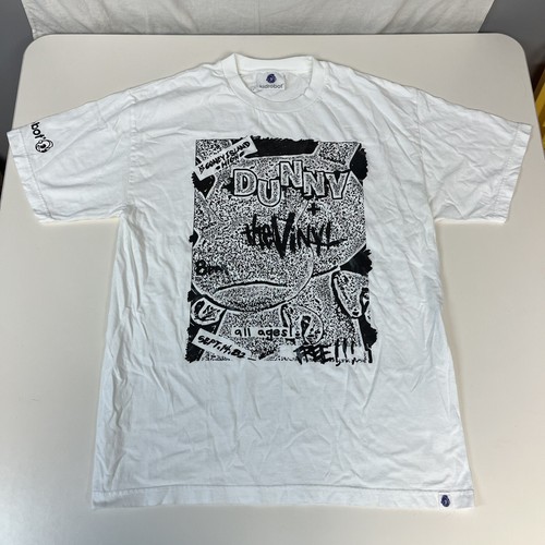 KIDROBOT x HUCK GEE Dunny T Shirt White Size Large White Tee The Vinyl Coney