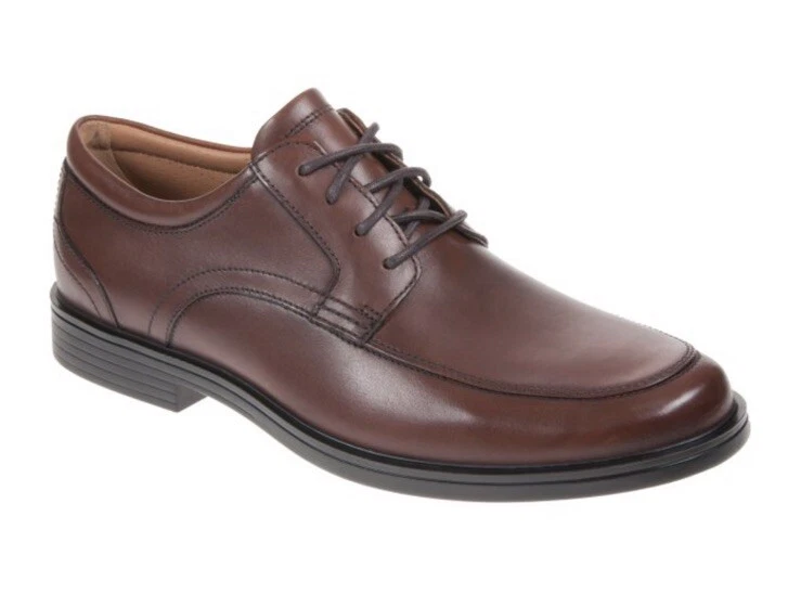 Scarpe stringate formali Clarks Un Aldric Park UK 10 G PREZZO AL PUBBLICO £ 75