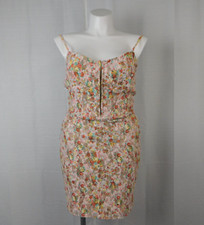 Rue 21 Plus Size Lace Overlay Spaghetti Strap Bodycon Sundress - 2X, Floral #277