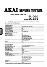 Service Schéma Pour Akai EA-G30, EA-G90