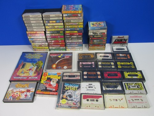 79 vintage COMPUTER VIDEO GAMES bundle JOB LOT SINCLAIR SPECTRUM COMMODORE tapes