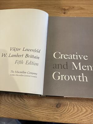 Creative and Mental Growth 5th Edition -Viktor Lowenfeld /W