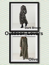 UNIQLO : C Flare Dress Dark Gray/Olive Women NWT