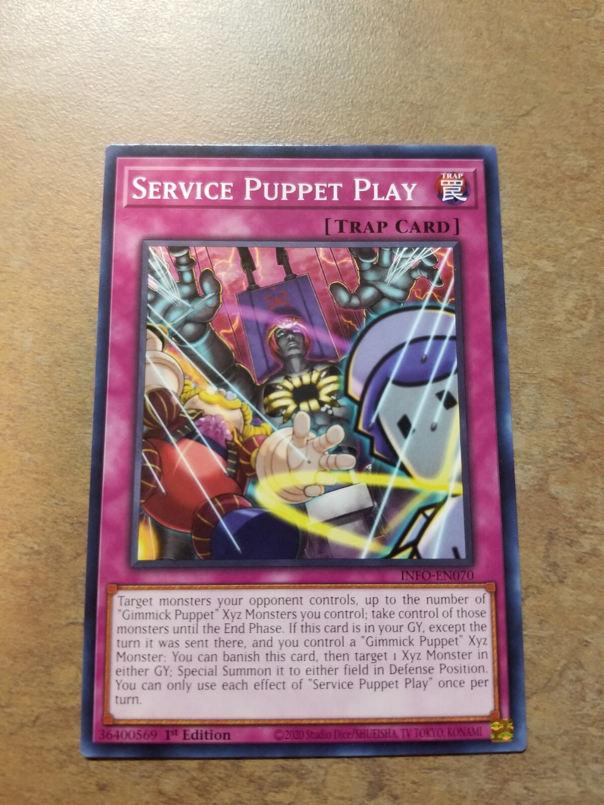 Yugioh! The Infinite Forbidden - Service Puppet Play