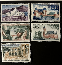 Timbres France Sér.Tour. 1961-62 , N° 1311,1313,1315,1316,1318,neufs**