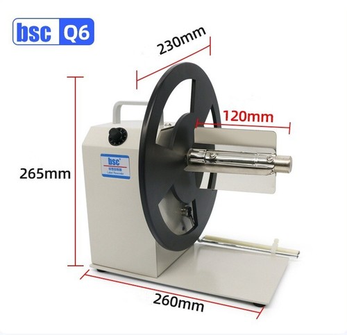 BSC-Q6 Automatic Label Rewinding Machine Bar Code Label Rewinder Two-way Label - Picture 4 of 11