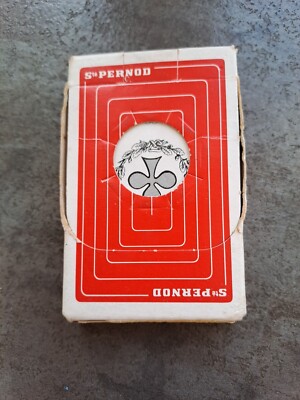 STE PERNOD altes Spiel 32 Spielkarten eiskalt waschbar im Blister