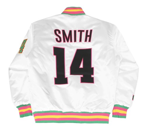 The Fresh Prince of Bell Air Men's Headgear Classics Will Smith Satin Jacket - Picture 3 of 15