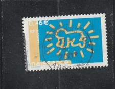 L6249 FRANCE Timbre Y&T N° 3541 de 2003 " Naissance " Oblitéré
