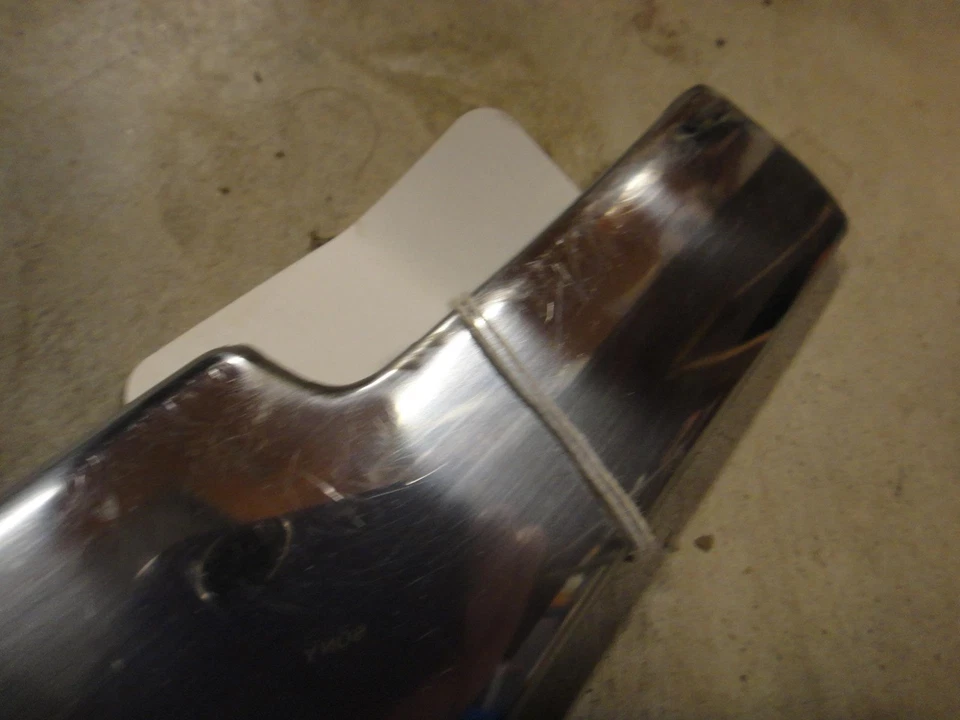 1954 Chrysler Windsor Sedan LH Front Dr Ext. Window Sill Stainless Trim Used OEM Foto 4 de 4