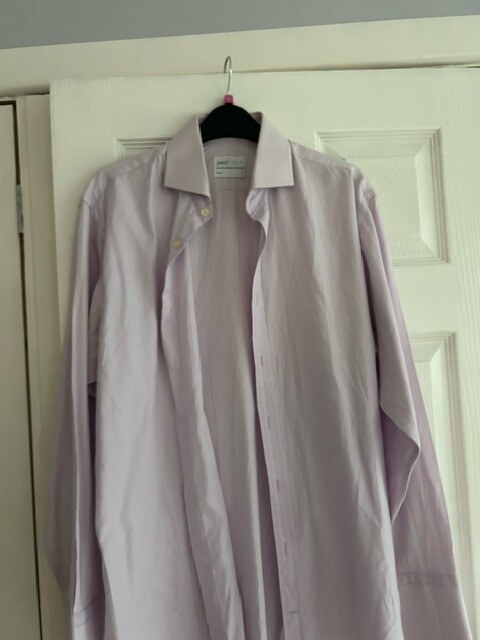 FILA Camicia abito uomo Savile Row su misura disegnata da Paul French. Slim Fit