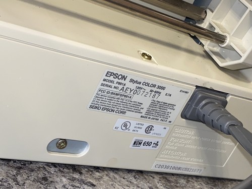 Epson Stylus Color 3000 Standard Large Format Printer Model P891A P 891A * - Picture 5 of 15