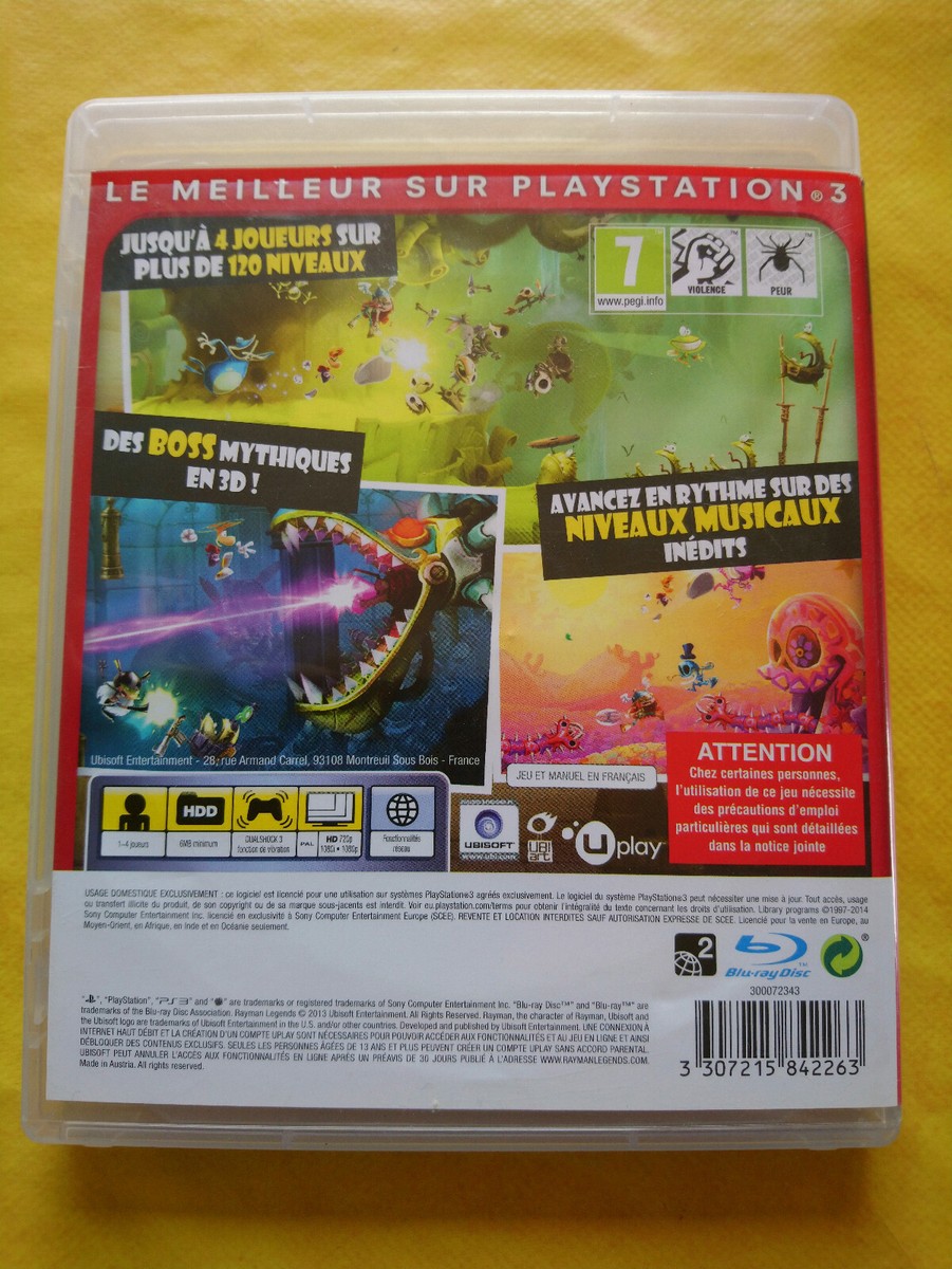 Rayman Origins PS3 - Complet, Boîtier, Livret - Disque Impeccable - Édition Française