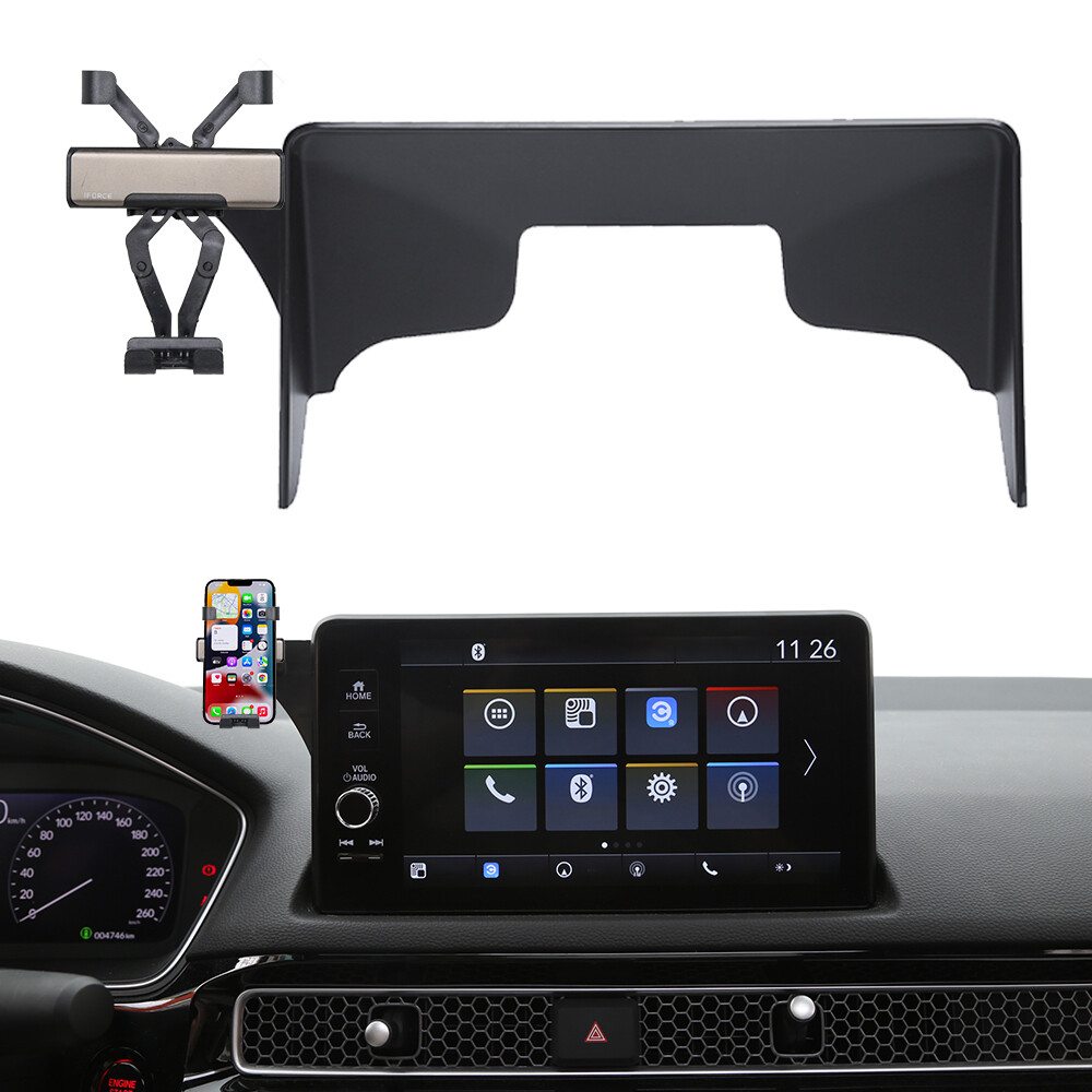 Car Phone Mount Holder For 2022 2023 Honda Civic 11th Gen With 9