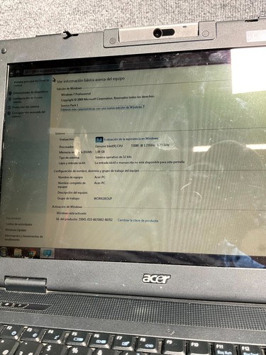 Acer Aspire 5570Z Series Laptop ZR1, 1GB Ram, Intel(R) CPU T2080 In Silver - Picture 8 of 20