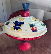 Vintage LBZ Tin Toy Spinning Top W. Germany