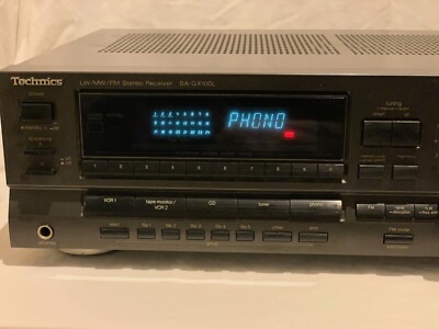 Technics SA-GX100L Stereo receiver bundle with original remote RAK