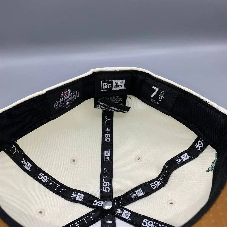 Sombrero Provo Angels Hombres 7 5/8 Blanco Verde 59Fifty New Era MiLB Gorra Ajustada Orem Owlz Foto 4 de 4