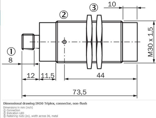 SICK  IM30-40NPS-ZC1 Inductive Proximity Sensors PNP,New✦Kd - Picture 4 of 4