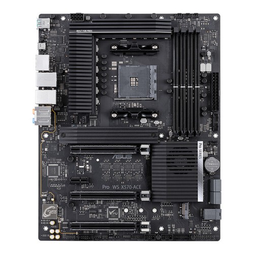 ASUS X570-ACE Pro WS AM4 Workstation Support 5800x 3d CrossFireX n NVIDIA SLI - Picture 2 of 4