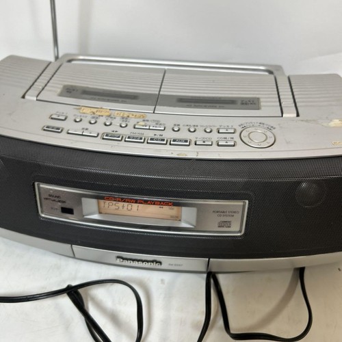Panasonic RX-ED57 Boombox CD radio cassette player Confirmed Operation Used - Picture 4 of 14