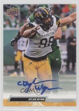 2023 Upper Deck CFL Auto Dylan Wynn #68 Auto q2l