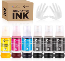 Hiipoo 600ML Sublimation Ink for ET-8500 ET-8550 Wide-Format Supertank Printers