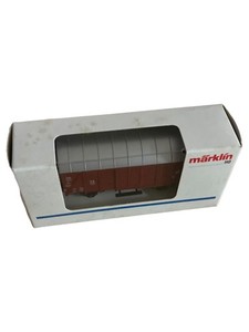 Märklin H0 Wagon Marchandises Couvert DB Brun Modélisme Ferroviaire