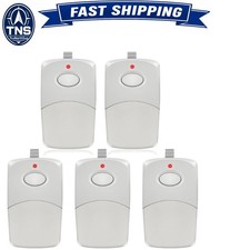 Linear 3089 Multicode Gate Remote 5 Pack 300MHz 10-Dip Garage Door Clicker Up...
