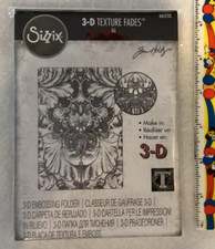 sizzix holtz 3-D texture fades embossing folder 665733 damask